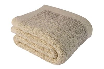 Homemania Coperta Softy da Divano, Camera, Soggiorno - Beige in Acrilico 130 x 170