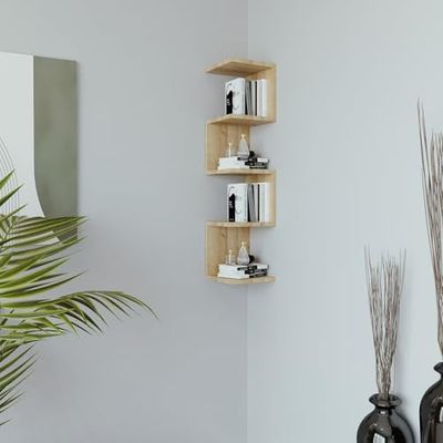Hanah Home Schwabach, mélamine, chêne, Taille Unique
