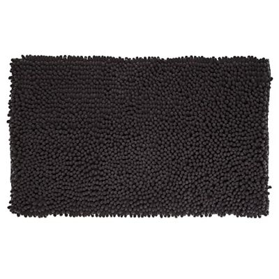Five - Tapis de Salle de Bain Noir Chenille Maxi Confort 50 x 80 cm