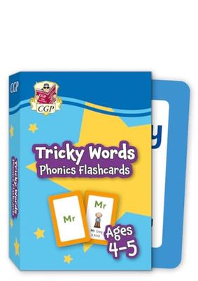 Tricky Words Phonics Flashcards for Ages 4-5 (Reception)