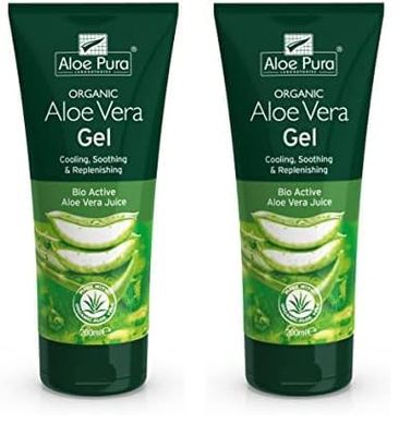 Aloe Pura Gel de Aloe Vera Orgánico (Paquete de 2)