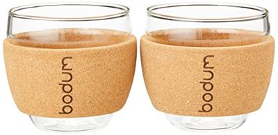 Bodum Conjunto de PAVINA 2 copos, 10 Cl, transparente, cortiça, 6,3 cm, 2