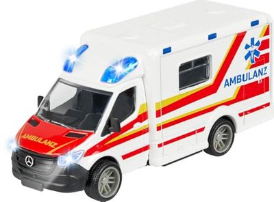 Majorette 213712001 Grand Series City Mercedes-Benz Sprinter Ambulance Fundido a presión, Talla única