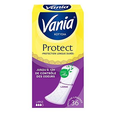 Vania Kotydia Salvaslips Protect+ Large com aloé vera, 36 unidades