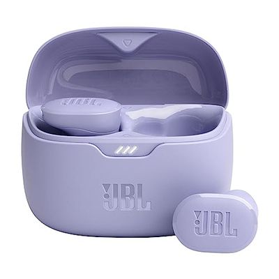 JBL Tune Buds, Écouteurs sans fil avec Réduction de Bruit, Bluetooth 5.3, autonomie jusqu'à 48 h, charge rapide, son JBL Pure Bass, violets
