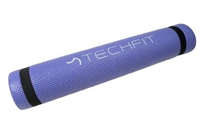 TechFit Fitness Tappetino Yoga Professionale - idealisk för Palestra in Casa, Esercizi del Pavimento, Campeggio, stretching, pilates 6 mm, lila