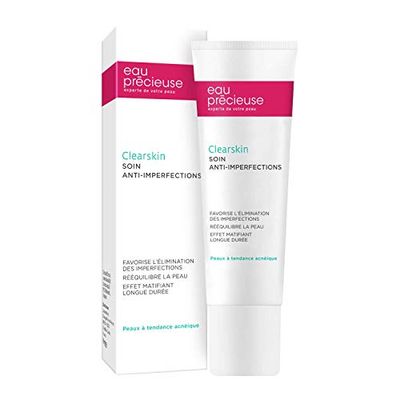 Eau Précieuse - Soin Anti-Imperfections Clearskin - Soin visage matifiant et rééquilibrant - Favorise l'élimination des imperfections - Peaux à tendance acnéique - 50 ml