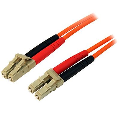 StarTech.com Cavo patch duplex in fibra multimodale 50/125 da 1m, LSZH LC/LC, OM2 (50FIBLCLC1)