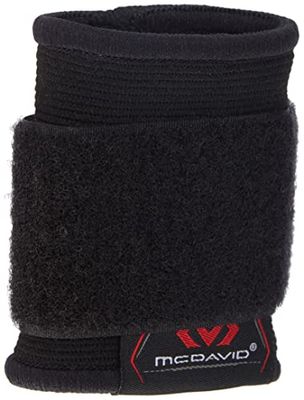 McDavid Men's 2 Way Elastic Sleeve Wrist Support-Black, X-Large, L/XL