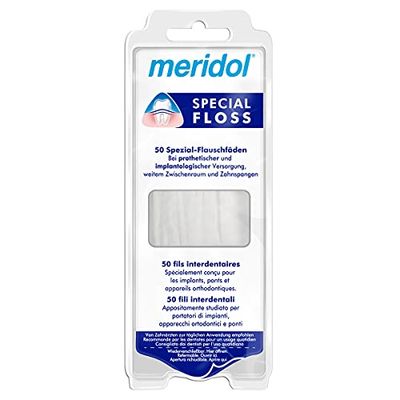 Meridol Special de flores especial de fios soltos, 50 unidades)