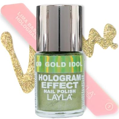 Smalto Hologram Effect Tonalità 09 Gold Idol