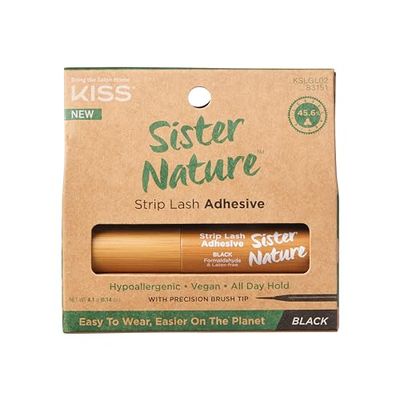 KISS Sister Nature Glue - Colla, colore: Nero