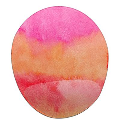 Bonamaison, Tappetino per mouse ergonomico con poggiapolsi, con stampa digitale, antiscivolo, per ufficio e casa, dimensioni: 20 x 23 cm