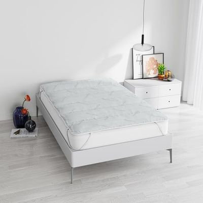 Quiltad toppbehandling, BIOCERAMIK, 120 x 195 cm
