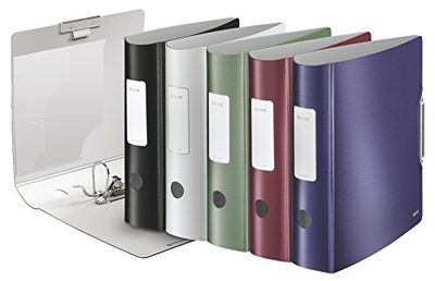 Leitz - Raccoglitore a leva a 180°, colori assortiti