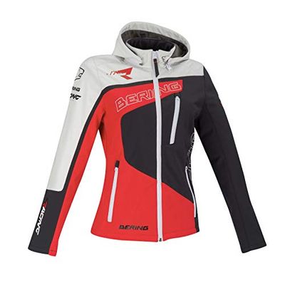 Bering Softshell Racing Lady szara czerwona biała T6=48