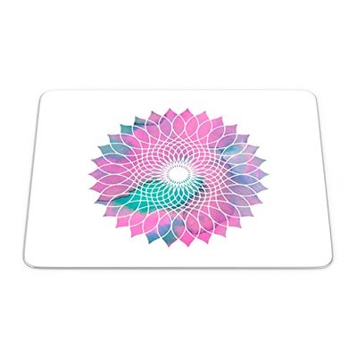 Bonamaison, Tapis de Souris Rectangle Imprimé Numériquement, Fond Antidérapant, pour Bureau et Maison, Taille: 22x18cm