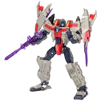 Transformers Generations Legacy United, Figurine Cybertron Universe Starscream Classe Voyageur