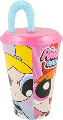 ALMACENESADAN, 0000; Reusable Cane Cup, Capacity 430 ml; Ideal for Any Occasion, Licensed (Supergirls)