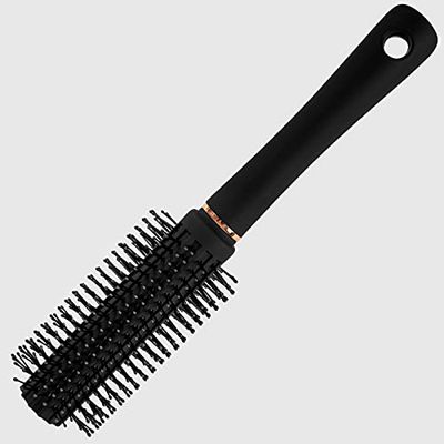 La Briantina Round Hair Bend Brush Detangling Lightweight Non Slip Handle Black
