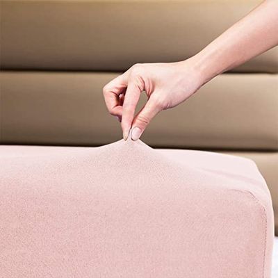 Famiglia Biancheria da Letto di qualità Premium 100% Cotone Elasticizzato, Letto Singolo, Rosa