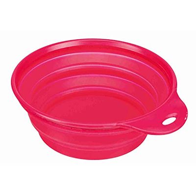 Trixie - Ciotola da viaggio in silicone, 0,5 l, confezione da 4