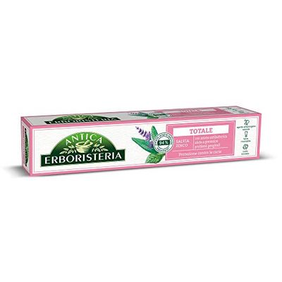 Antica Erboristeria, Dentifricio Antibatterico, con Salvia e Zinco, Formato da 75 ml