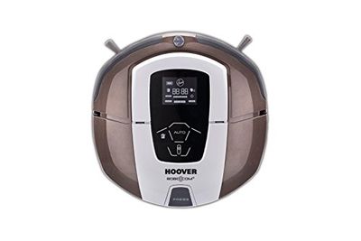 Hoover RBC070 - Robot aspirador con filtro HEPA, hasta 120 minutos de autonomía, 9 programas, color chocolate