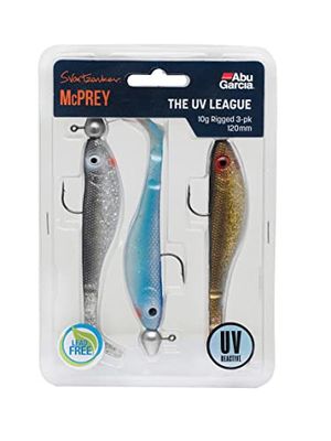 Abu Garcia Svartzonker Mcprey Cebo de plástico Suave, Unisex, The UV League, 120 mm