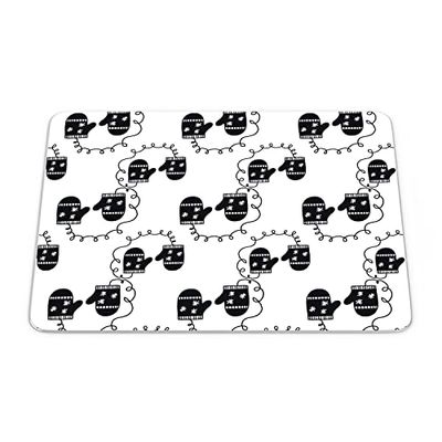 Bonamaison, Rectangular Digital Printed Mouse Mat Non-Slip Bottom for Office and Home Size: 22 x 18 cm