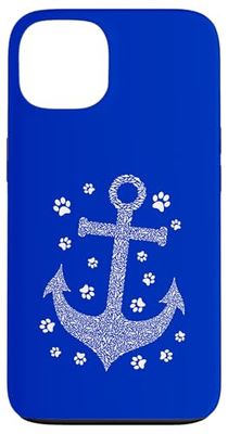 Anchor Captain Boat Sailboat Sailing Dog Love Sail Paw Ocean Case for iPhone 13