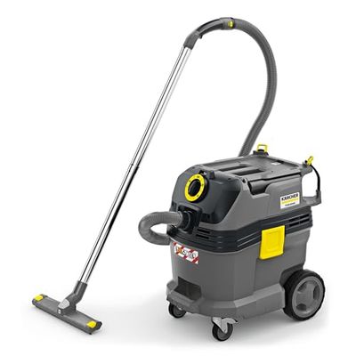 Kärcher Aspirador en seco y húmedo NT 30/1 Tact L, Potencia: 1380 W, depósito: 30 l, Manguera de succión: 2,5 m, Boquilla barredora de Suelos (360 mm), Boquilla para Ranuras