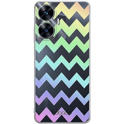 ERT GROUP mobiel telefoonhoesje voor Realme C55 origineel en officieel erkend Babaco patroon Zigzac 001 optimaal aangepast aan de vorm van de mobiele telefoon, gedeeltelijk bedrukt