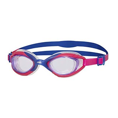 Zoggs Kids Sonic Air Junior med UV-skydd och anti-dimma simglasögon, rosa/lila, 6-14 år