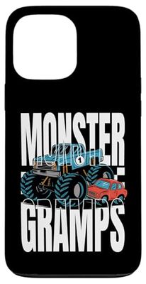 Monster Truck Gramps Family Matching Monster Truck Fans Case for iPhone 13 Pro Max