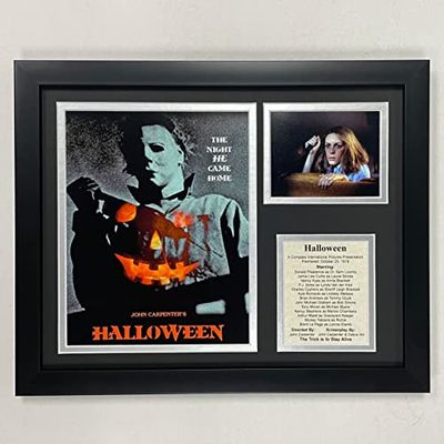 Legends Never Die Michael Myers Halloween Classic Horror Film Collectible | Ingelijste fotocollage Wall Art Decor - 12"x15"