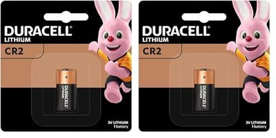 Duracell Ultra LithiumBatteria Specialistica per Foto, Stilo CR2, Confezione da 2, Nero/Bronzo