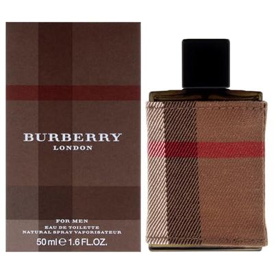 BURBERRY London Homme 142003 Eau De Toilette, Genomskinlig, 50 ml