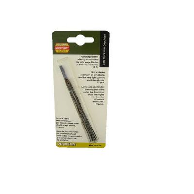Proxxon 2228747 - Folha em espiral, 125 mm. Extremidades planas, pack x 12, preto