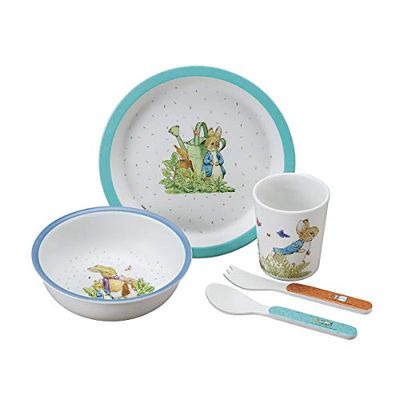 Petit Jour Paris - Set van 5 stuks Peter Rabbit Blue - met zijn Gift Box!, Veelkleurig