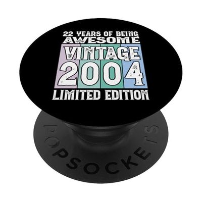 Legendario Desde 2004 Edición Limitada 22.º cumpleaños PopSockets PopGrip Adhesivo