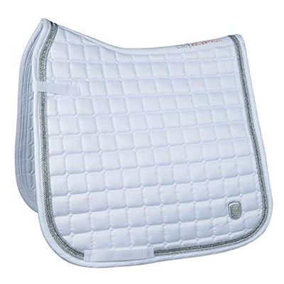 HKM Mondiale Zadeldek, wit, pony, dressuur, maat