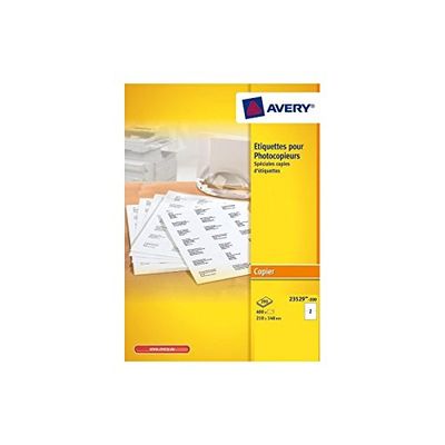 AVERY Dennison-400 etichette bianche multi-adesive 23529-200 purposes. 210 x 148 mm, e della stampa