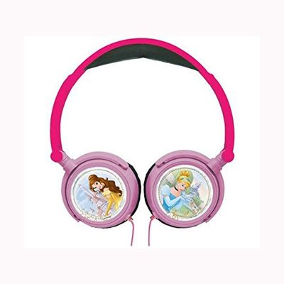 Lexibook Disney Princesses Raiponce Casque audio stéréo, puissance sonore limitée, pliable et ajustable, rose/violet, HP010DP.
