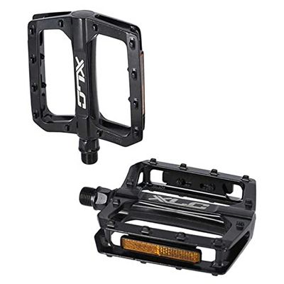 XLC PD-M29 PEDALES ALUMINIO NEGRO CON REFLECTANTE