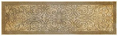 Passatoia da cucina, 100% Made in Italy, Tappeto antimacchia con stampa digitale, Runner antiscivolo e lavabile, Modello Vintage - Bille, cm 100x52