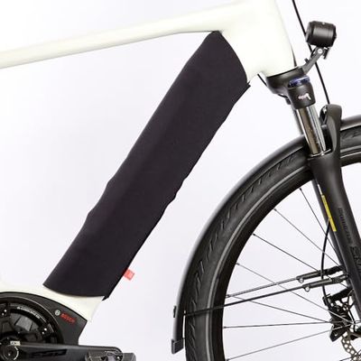 FAHRER Protetor de bateria Berlin AKKU COVER TUBE Intube Frame, tamanho M, acessórios para bicicletas elétricas, preto
