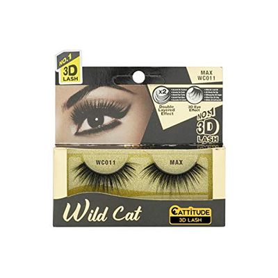 EBIN NEW YORK Cattitude 3D Wild Cat Eye Lash - Max
