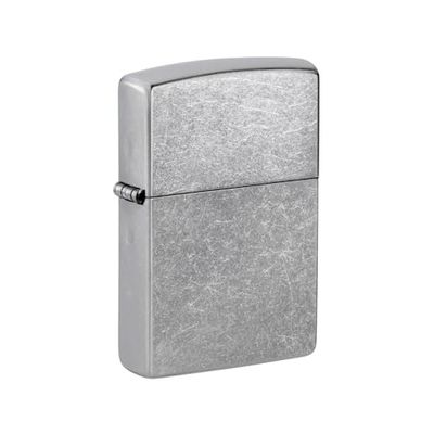Zippo Windproof Lighter | Metal Long Lasting Zippo Lighter | Best with Zippo Lighter Fluid | Refillable Lighter | Perfect for Cigarettes Cigars Candles |Pocket Lighter Starter | Classic Street Chrome