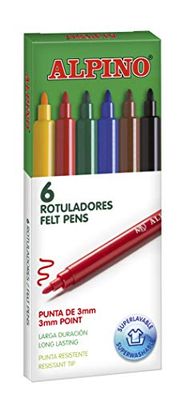 Alpin AR001001 Coffret de 6 Marqueurs